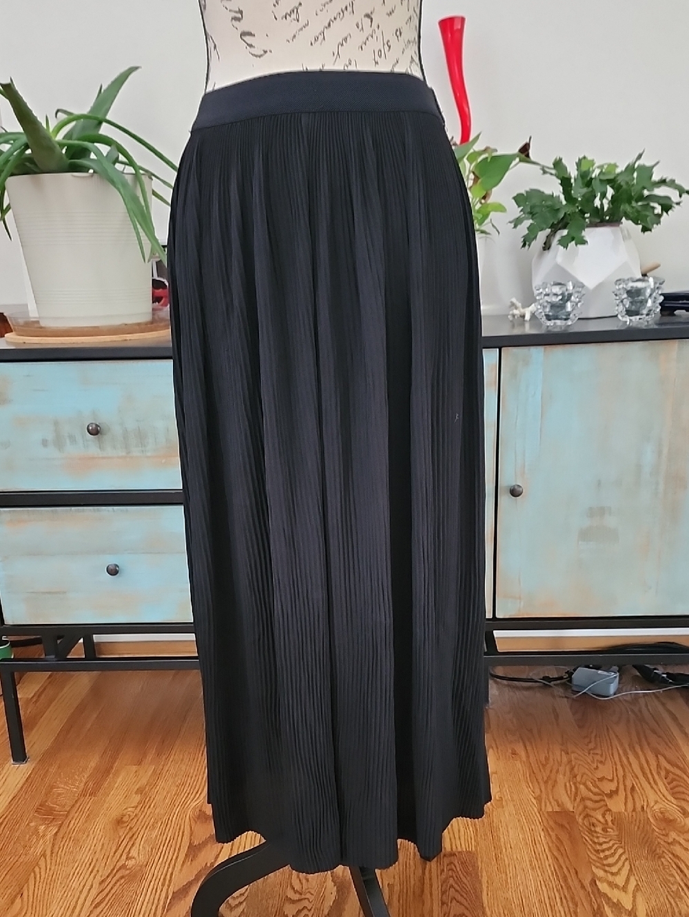 Zara Pleated Wide-Leg Palazzo Pants